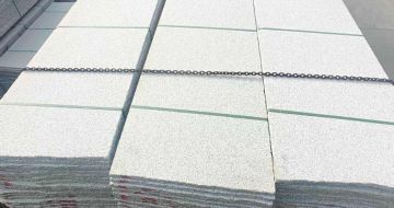 邢台芝麻白毛板，石材毛板