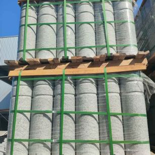 邢台挡车柱芝麻白 挡车石