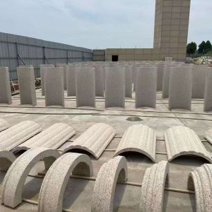 邢台黄金麻别墅柱皮 异形 线条定制