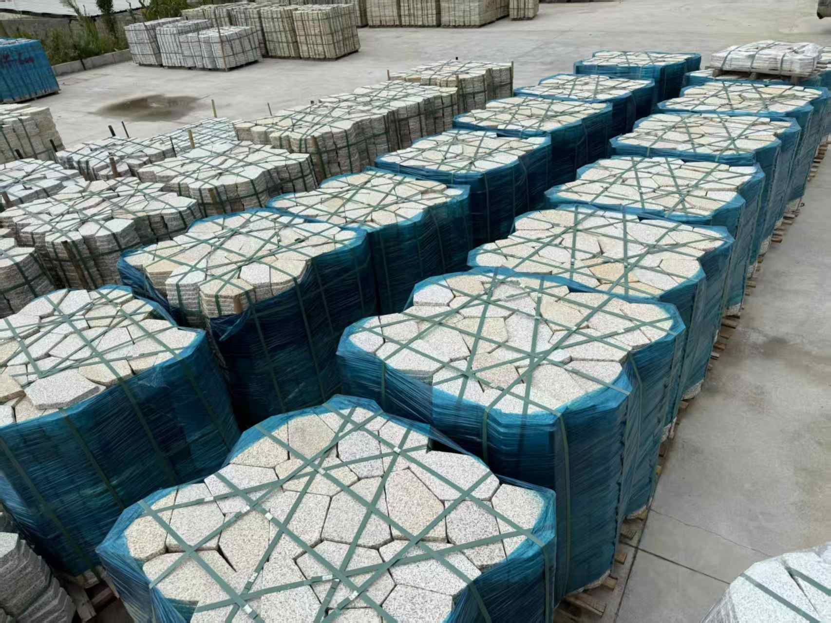 邢台黄金麻冰裂纹 碎拼