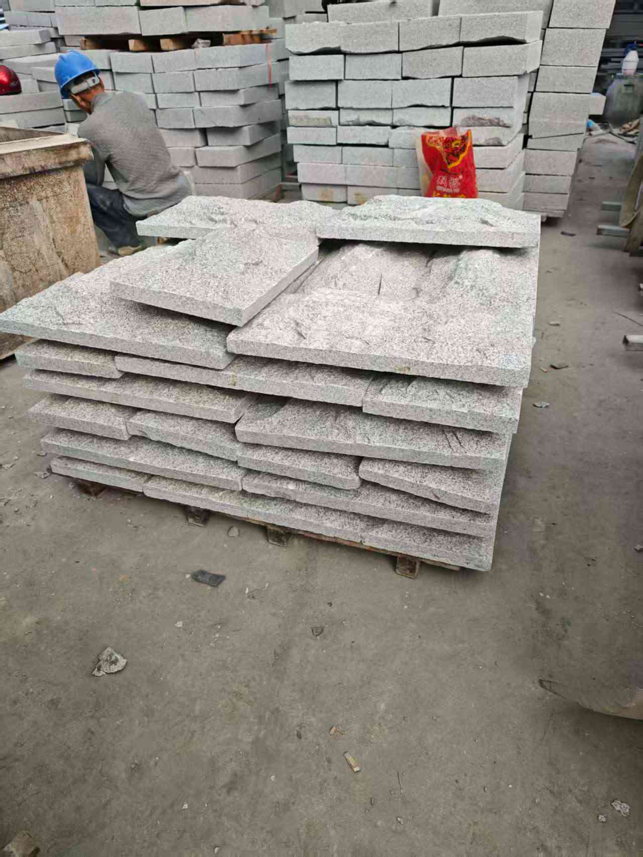 邢台芝麻白蘑菇石，自然面