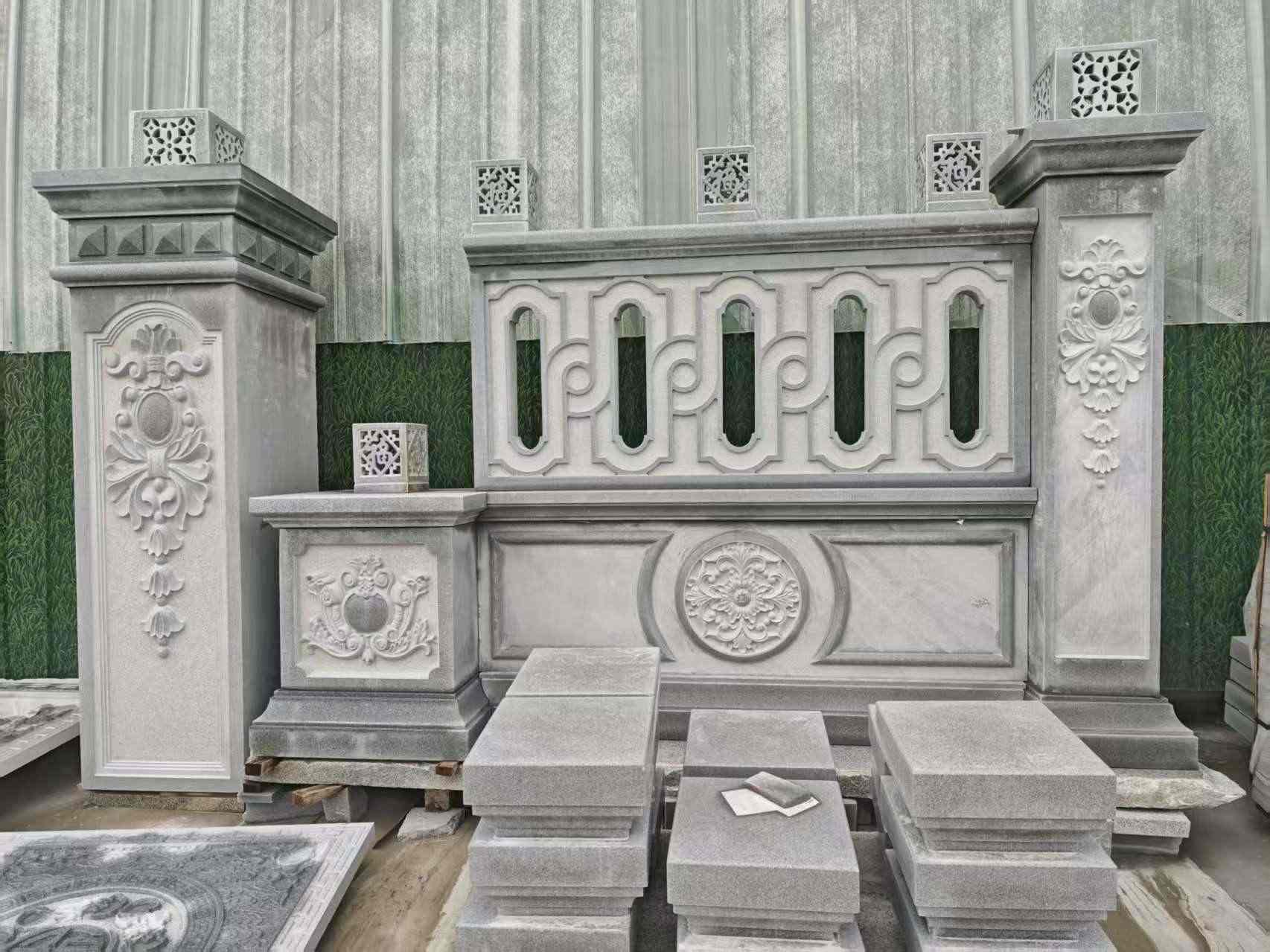 邢台芝麻灰异形别墅门头